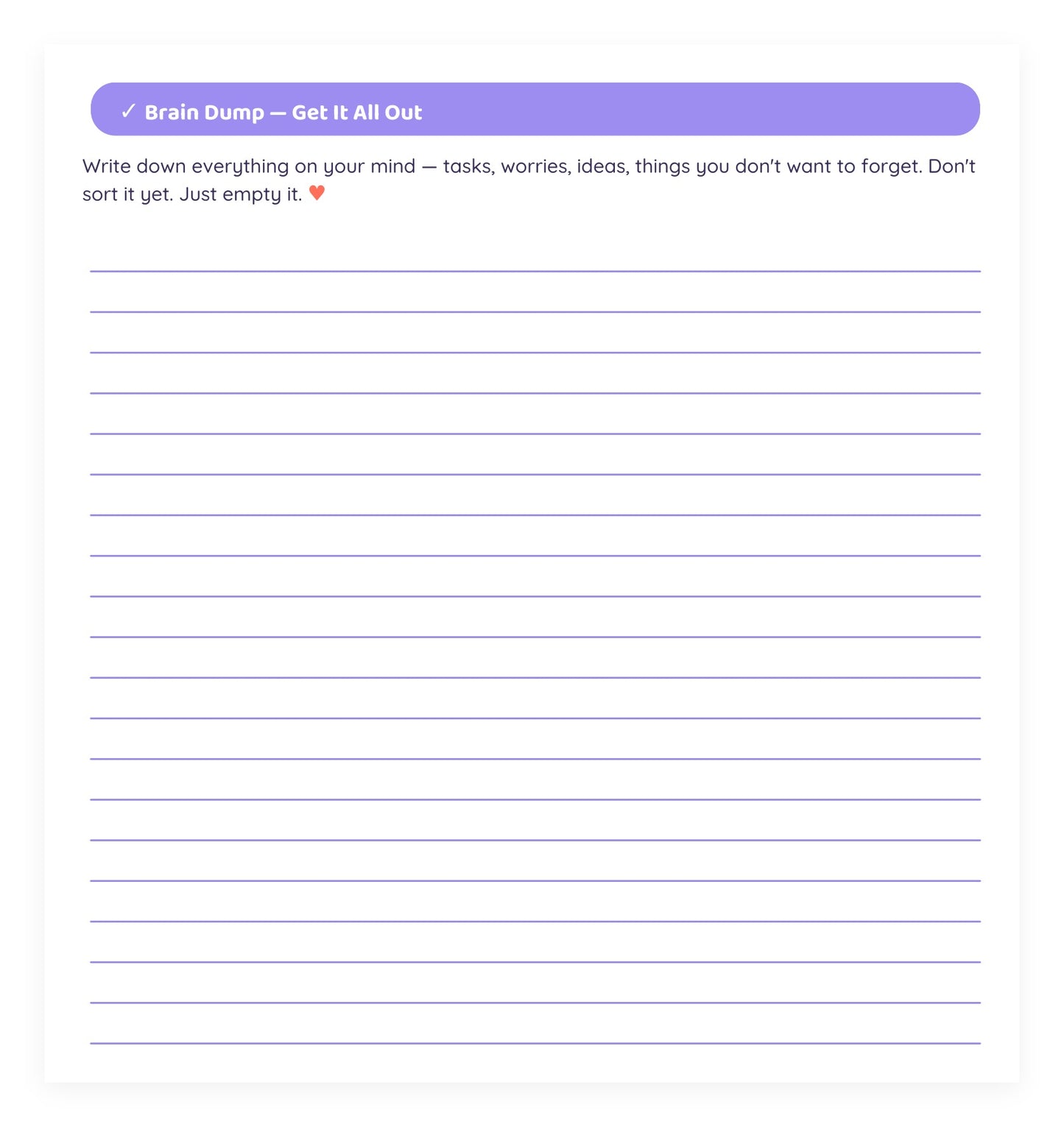 The Focus Framework — ADHD & Neurodivergent Daily Planner (Friendly Edition)