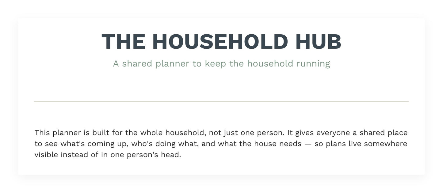The Household Hub