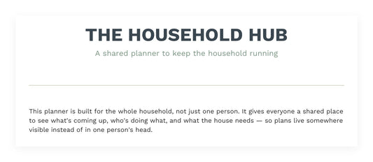 The Household Hub