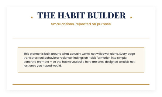 The Habit Builder