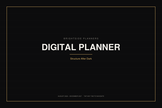 Digital Planner — Structure After Dark